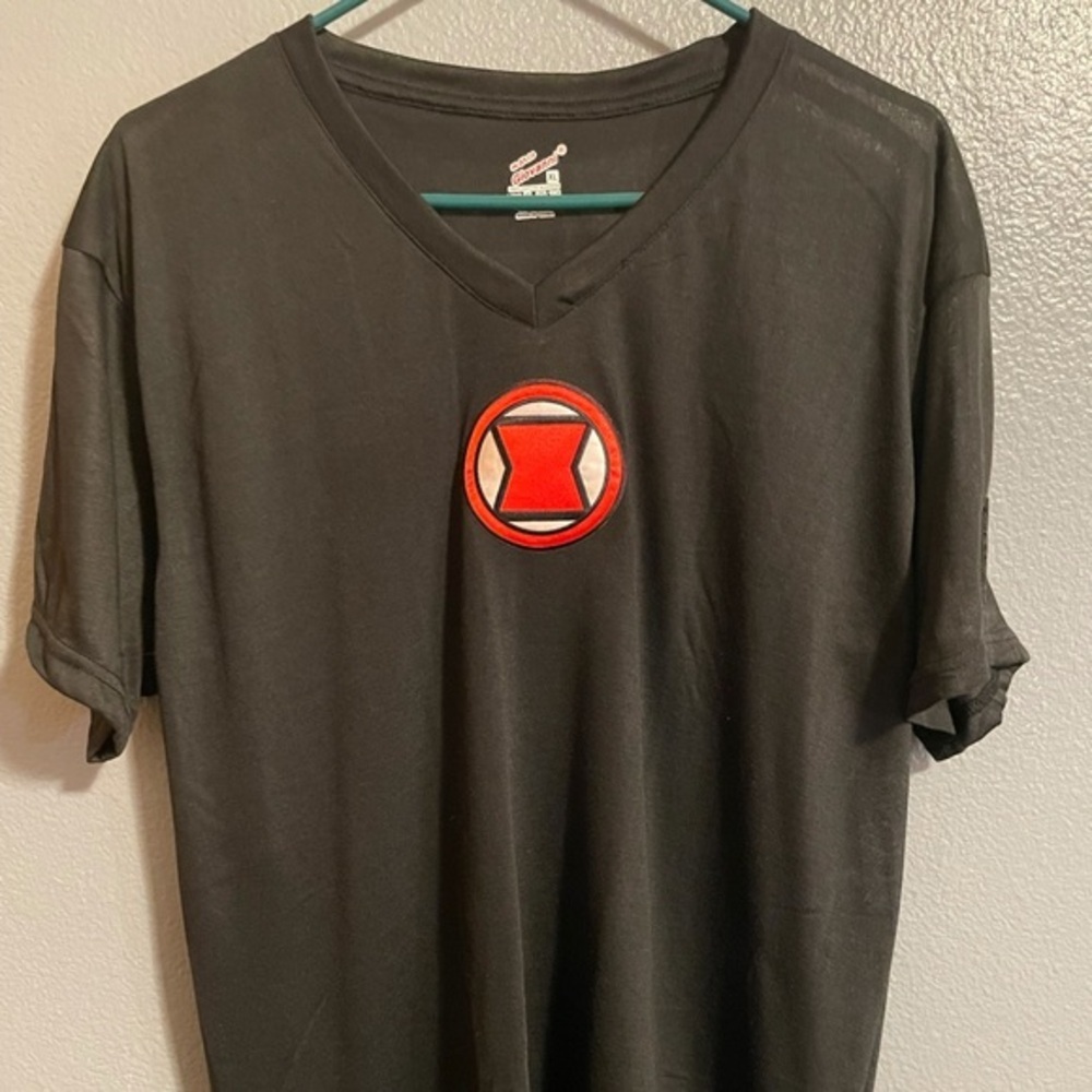 Black Widow Insignia T-Shirt Size XL - Picture 2 of 5